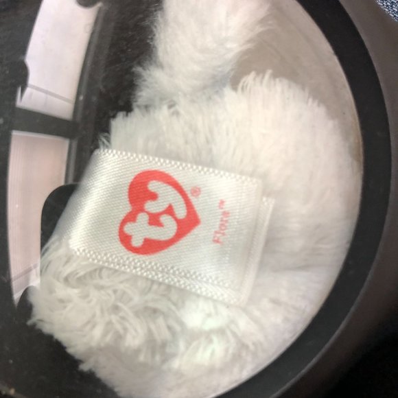 Ty Beanie Boos "Flora" Skunk & "Coconut" Monkey, Big Sparkly Eyes, Both RETIRED - Picture 6 of 13